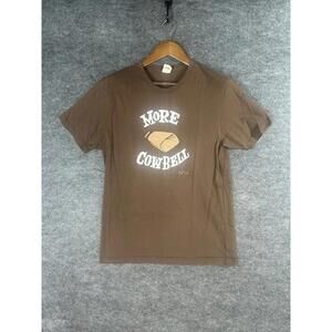 Paul Frank Vintage 2004' More Cowbell SNL Graphic T-Shirt Brown‎